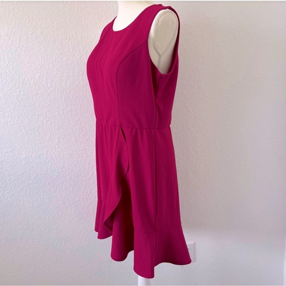 Fortune + Ivy NWOT Raspberry Ruffle Hem Dress - Picture 2 of 7
